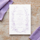 Search for lavender wedding invitations Classic