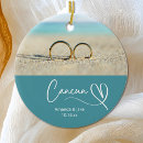 Search for beach wedding ornaments First christmas married
