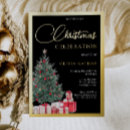 Search for gold black christmas invitations Party