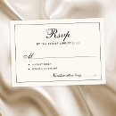 Search for classic wedding rsvp cards Minimalist