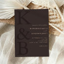 Search for brown invitations Simple