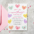 Search for candy heart baby shower invitations A little sweetheart