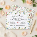 Search for wildflower rehearsal dinner invitations Boho chic