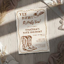 Search for western birthday invitations Cowboy birthday party