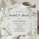 Search for budget bridal shower invitations Greenery