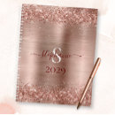Search for monogram planners Brushed metal