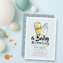 Search for baby brewing beer invitations Modern