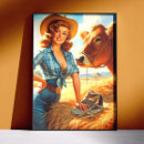 Search for cowgirl posters Farm