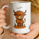 Search for scottish highland cow mugs Horns