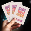 Search for mothers day playing cards Typography