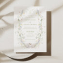 Search for lavender and green wedding invitations Calligraphy