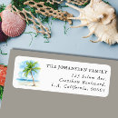 Search for palm trees return address labels Hawaii