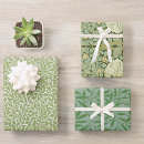 Search for green leaves wrapping paper Vintage