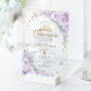 Search for lavender quinceanera invitations Princess tiara crown