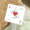 Search for playing cards stickers Lucky in love