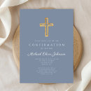 Search for boys confirmation invitations Simple