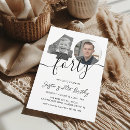 Search for photo 40th birthday invitations White