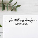 Search for family return address labels Elegant