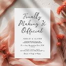 Search for finally wedding invitations Minimalist
