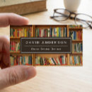 Search for bookstore business cards Librarian