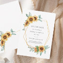 Search for sunflower save the dates Watercolor