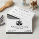 Search for dog grooming appointment cards Animal care