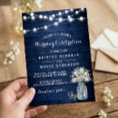 Search for babys breath invitations Navy blue