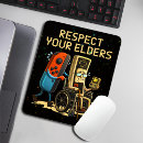 Search for retro gaming mousepads Respect your elders