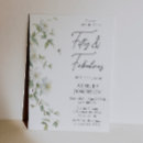 Search for floral 50th birthday invitations Modern