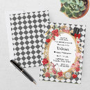 Search for late birthday invitations Mad hatter