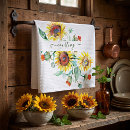 Search for sunflower decor kitchen towels Green