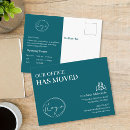 Search for business moving postcards We have moved