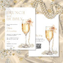 Search for luxury bridal shower invitations Champagne
