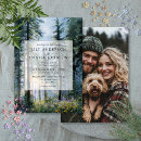 Search for adventure wedding invitations Pine trees