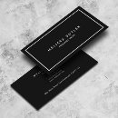 Search for school administration business cards Minimalist