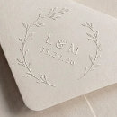 Search for wedding embossers Elegant monogram