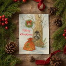 Search for raccoon christmas cards Nature