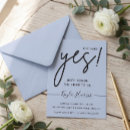 Search for she said yes bridal shower invitations Simple