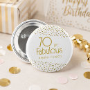 Search for 70th birthday buttons Simple
