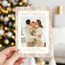 Search for pink and green christmas cards Plaid