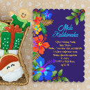 Search for kalikimaka christmas invitations Hibiscus