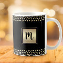 Search for black and gold mugs Girly