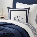 Search for navy and white pillows Chic