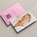 Search for gold business cards Blush pink