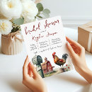 Search for farm bridal shower invitations Watercolor