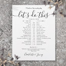 Search for itinerary for guests wedding programs Elegant
