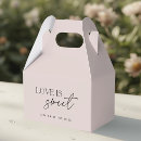 Search for love is sweet favor boxes Minimalist