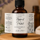 Search for essential oil labels Black and white