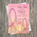 Search for roller coaster invitations For kids