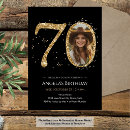 Search for photo 70th birthday invitations Elegant